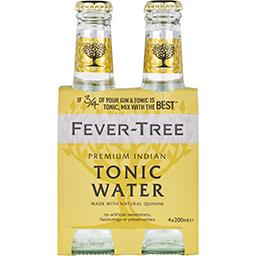Fever Tree Fever-Tree Premium Indian Tonic Water les 4 bouteilles de 200 ml