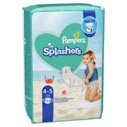 Couches Culottes De Bain Jetables Splashers T4 5 Pampers Intermarche