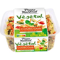 Pierre Martinet Pierre Martinet Salade de couscous aux légumes et pois chiches végétal la barquette de 250g
