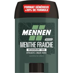 Mennen Mennen Déodorant homme anti-transpirant 48h Menthe fraîche Le stick de 60ml