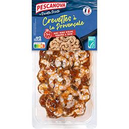 Pescanova Pescanova Recette Presto - Tapas de crevettes décortiquées marinées tomate & thym la barquette de 200 g