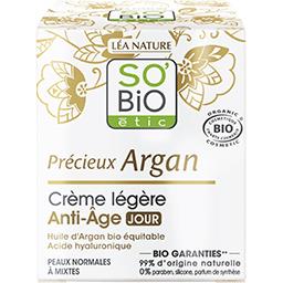 SO'BiO étic So'bio Etic Précieux Argan - Crème légère anti-âge jour le pot de 50 ml