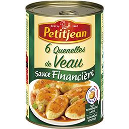 Petitjean Petitjean Quenelles de veau sauce financière la boite de 6 - 400 g
