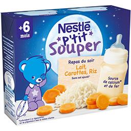 P Tit Souper Lait Carottes Riz Des 6 Mois Nestle Intermarche