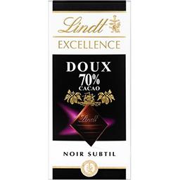 Lindt Lindt Excellence - Chocolat noir subtil 70% cacao doux la tablette de 100 g