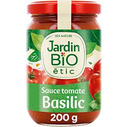 Jardin Bio Jardin bio étic - Sauce tomate basilic BIO le pot de 200 g