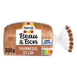 Harry's Harrys Pain de mie Beau & Bon Complet aux graines de Lin et de Tournesol le paquet de 14 tranches - 320g