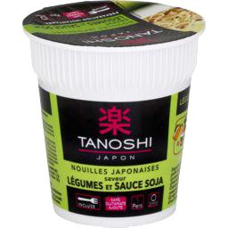 Tanoshi Tanoshi Nouilles japonaises saveurs légumes et sauce soja Kinpira la boite de 65 g