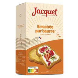 Jacquet Jacquet Pain grillé Briochée pur beurre la boite de 24 - 250 g