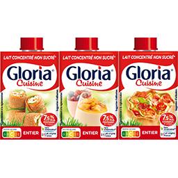 Lait Concentre Non Sucre Entier Gloria Intermarche