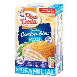 Père Dodu Père Dodu L'Escalope Cordon Bleu poulet la boite de 4 - 400 g