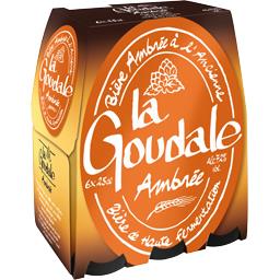 La Goudale La goudale Bière ambrée à l'ancienne les 6 bouteilles de 25 cl