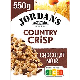 Jordans Jordans Country Crisp - Pépites croustillantes & chocolat noir 70% cacao la boite de 550 g