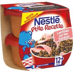P Tite Recette Lentilles Vertes Jambon 12 Mois Nestle Bebe Intermarche