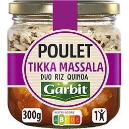 Garbit Poulet Tikka Massala duo riz quinoa le pot de 300g