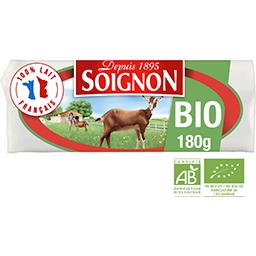 Soignon Soignon Fromage de chèvre BIO la bûche de 180 g