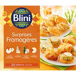 Blini Blini Feuilletés surprises fromagères la boîte de 20 pièces - 250g