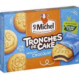 St Michel St Michel Biscuits tronches de cake au chocolat Le paquet de 6 - 175 g