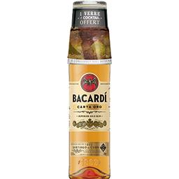 Bacardi Bacardi Rhum carta oro 37.5° La bouteille de 70cl + verre