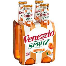 Venezzio Bitter Venezzio Bitter Cocktail pétillant à l'orange Spritz les 4 bouteilles de 20cl - 80cl