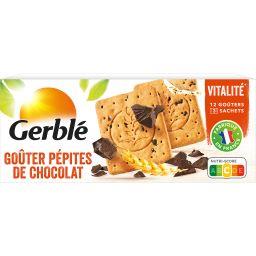 Gerblé Gerblé Goûters pépites de chocolat la boite de 12 goûters - 250 g