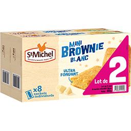 St Michel St Michel Mini Brownie blanc les 2 boites de 240 g
