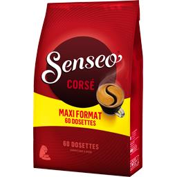 Maison du Café Senseo Dosettes de café compatibles Senseo corsé le sachet de 60 - 416 g
