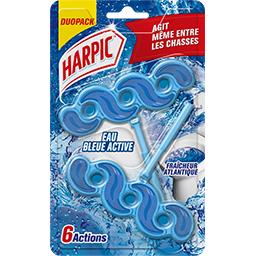 Harpic Harpic Bloc WC eau bleue active fraîcheur atlantique les 2 blocs de 35 g