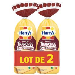 Harry's Harrys Brioche tranchée recette classique le lot de 2 paquets de 485g - 970g