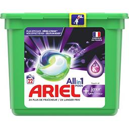 Ariel Ariel Lessive en capsules allin1 pods + touche de lenor La boite de 22 capsules