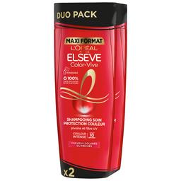 L'Oréal Elsève - Shampoing color vive Les 2 flacon de 500ml - 1L
