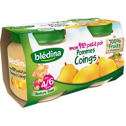 Mon 1er Petit Pot Pommes Coings Des 4 6 Mois Bledina Intermarche