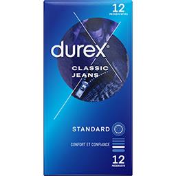Durex Classic Jeans - Préservatifs confort et confiance La boîte de 12 préservatifs