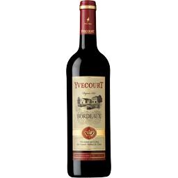 Cellier Yvecourt Yvecourt Bordeaux, vin rouge la bouteille de 75 cl