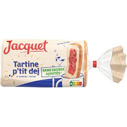 Jacquet Jacquet Tartine P'tit Dej nature le paquet de 14 tranches - 410 g