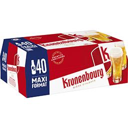 Kronenbourg Kronenbourg Bière d'Alsace les 40 bouteilles de 25 cl