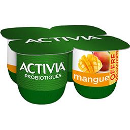 Danone Activia Bifidus aux fruits mangue les 4 pots de 125 g