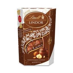 Lindt Lindt Lindor - Bouchées de chocolat lait noisette la boite de 200 g