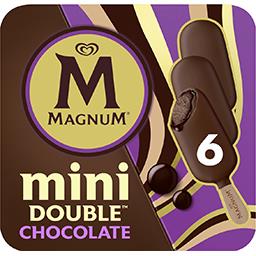 Magnum Mini - Glace double chocolat la boîte de 6 - 330ml