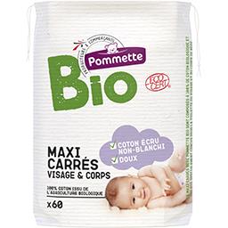 Maxi Carres Bio Visage Corps Bio Pommette Intermarche