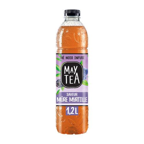 May Tea May Tea Thé infusé glacé mûre myrtille la bouteille de 1.2l