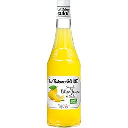 Monin La Maison Guiot Sirop de citron jaune de Sicile la bouteille de 70 cl