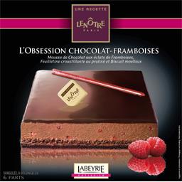 Recette Lenotre L Obsession Chocolat Framboises Labeyrie Intermarche