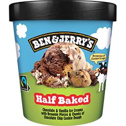 Ben & Jerry's Ben & Jerry's Crème glacée half baked le pot de 465ml