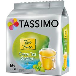 Tassimo Tassimo Dosettes Tea Time thé vert menthe la boite de 16 - 40 g