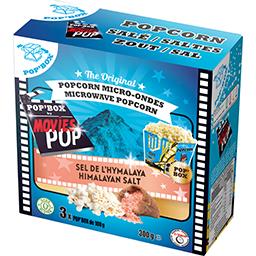 Movies Movies Popcorn micro-ondes sel de l'Himalaya les 3 boites de 100 g