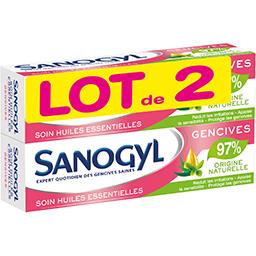 Sanogyl Sanogyl Dentifrice Soin Essentiel Gencives sauge et eucalyptus les 2 tubes de 75 ml