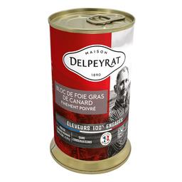 Delpeyrat Bloc de Foie Gras de canard du sud-ouest finement poivré La boîte de 330g