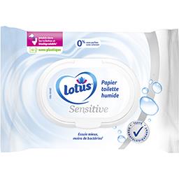 Lotus Lotus Papier toilette humide Sensitive le paquet de 42 feuilles