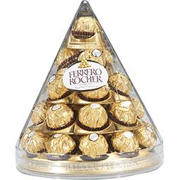 Ferrero Ferrero Rocher - Fine gaufrette chocolat au lait et noisette la boite de 28 pièces - 350 g